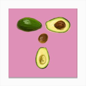 Oh la Avocado Canvas Print