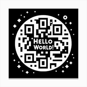 Hello World Canvas Print