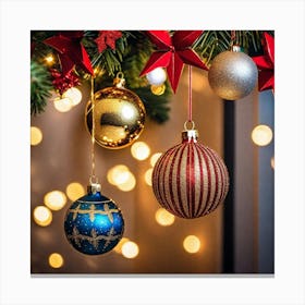 Christmas Ornaments 39 Canvas Print