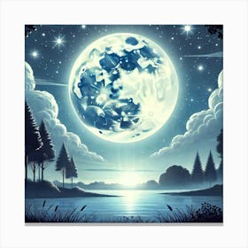 Full Moon 10 Canvas Print