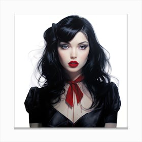 Gothic Girl 1 Canvas Print