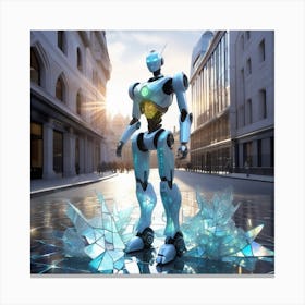 Futuristic Robot 11 Canvas Print