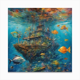 Under The Sea 1 Canvas Print