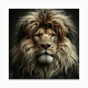 Lion Head 16 Canvas Print