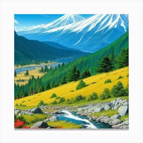 Mt Fuji Canvas Print