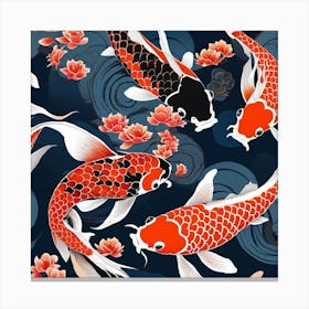 Koi Fish 9 Canvas Print