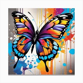 Butterfly Painting 45 Canvas Print