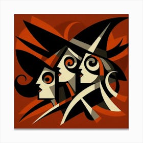 Witches 4 Canvas Print