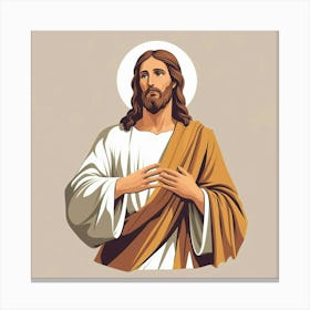 Jesus Christ 7 Canvas Print