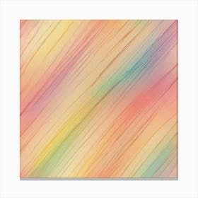 Rainbow Stripes Background Canvas Print