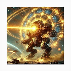 Zenith Forge Walker Solar Nova Burst Canvas Print