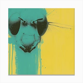 Wasp Head Canvas Print