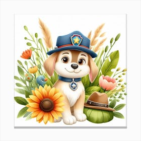 Paw Patrol 3 Canvas Print