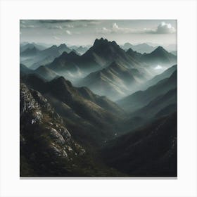 Mountain Landscape 1 Canvas Print