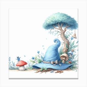Tale of The Blue Hat 3 Canvas Print