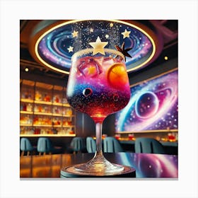 A Futuristic Cocktail Called Starfall Sangria, Ser Canvas Print