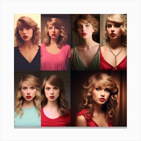 Taylor Swift Versions Canvas Print