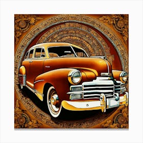 Egyptian Car Canvas Print