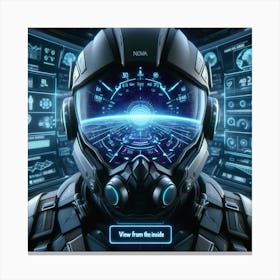 Futuristic Man 101 Canvas Print