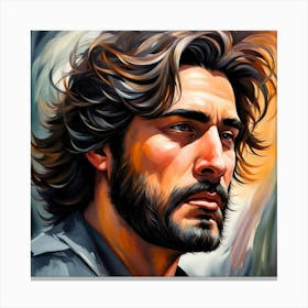 Creative Male Portrait 31 Canvas Print