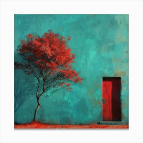 Red Door 7 Canvas Print