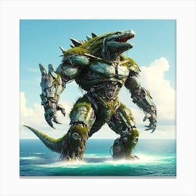 Mech A Turtle Canvas Print