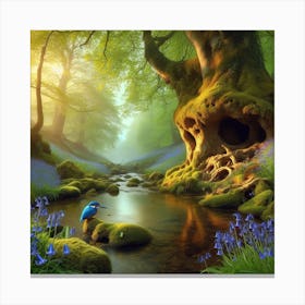 Forest In Spring Canvas Print