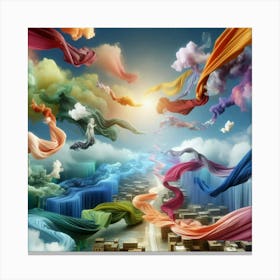 Abstract Of Sky And Clouds Canvas Print