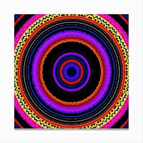 Abstract Psychedelic Art 16 Canvas Print