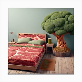 Tree Of Meat Canvas Print