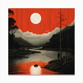 River Of Blood Canvas Print