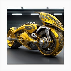 Futuristic Motorcycle 8 Canvas Print