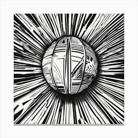 Basketball Ball Canvas Print