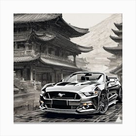 Ford Mustang Gt 1 Canvas Print