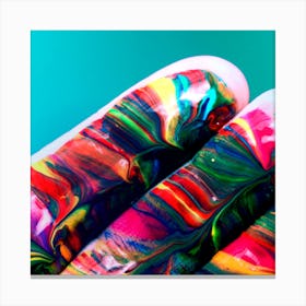 Artist Hand Canvas Print