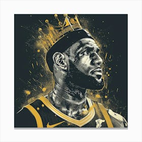 LeBron James Canvas Print