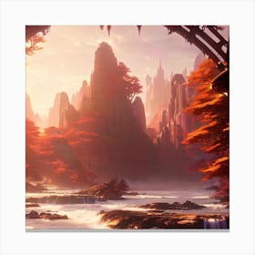 Fantasy Landscape Canvas Print