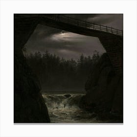 Bridge Over The River 4 Canvas Print