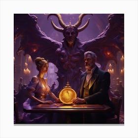 Devil'S Clock Canvas Print