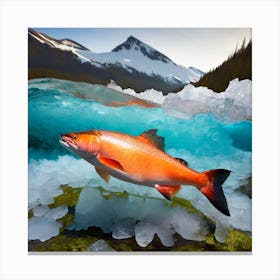 Alaskan King Salmon Canvas Print