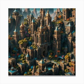 Fantasy City Canvas Print