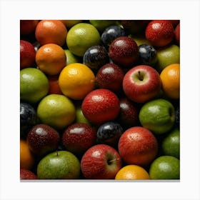 Colorful Fruits Photo Canvas Print