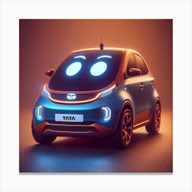 Tata Electric Car Canvas Print