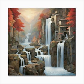 Waterfall Canvas Print Canvas Print