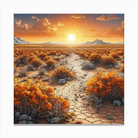 Desert Landscape 31 Canvas Print