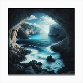 Cave - Cave Stock Videos & Royalty-Free Footage Canvas Print