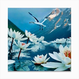 White Lilies Canvas Print