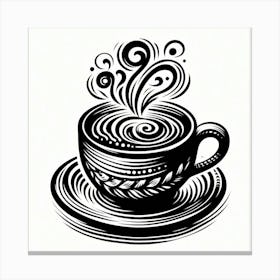 Cup of coffee 3 Canvas Print