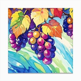 Grapes Canvas Print