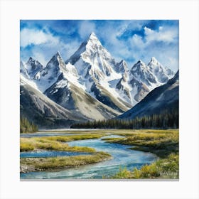 Mountain Stream Canvas Print